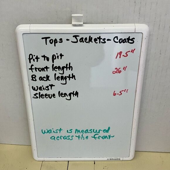 Purnell Work Wear Womens Size Medium Button Front Shirt Red Pink Short Sleeve - Picture 14 of 14